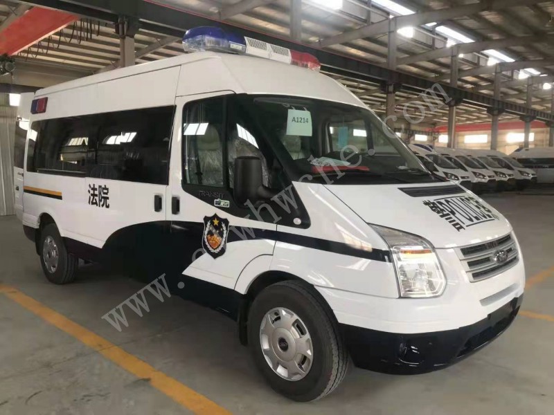 福特V348新世代長(zhǎng)軸8-15人座法院囚車