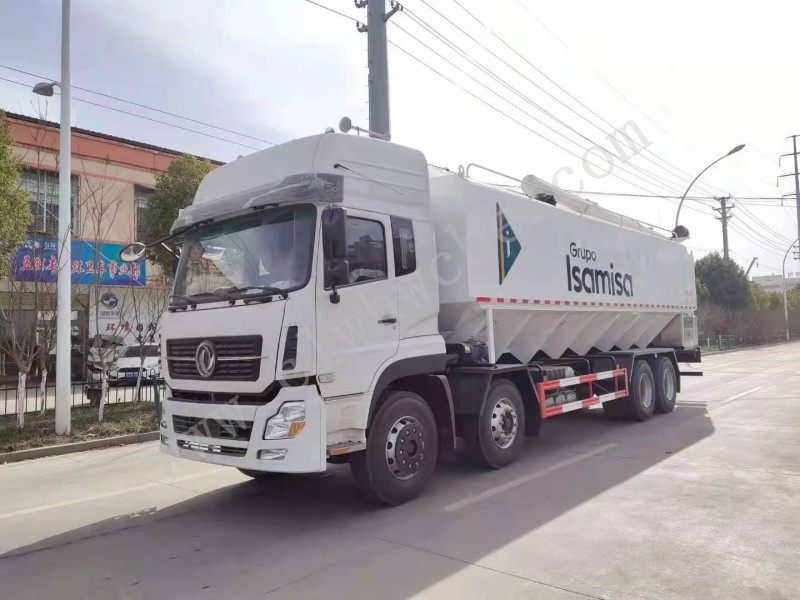 東風(fēng)天龍40方散裝飼料運輸車