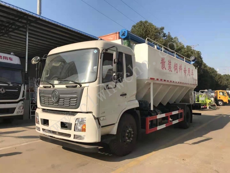 東風(fēng)天錦22方散裝飼料運輸車