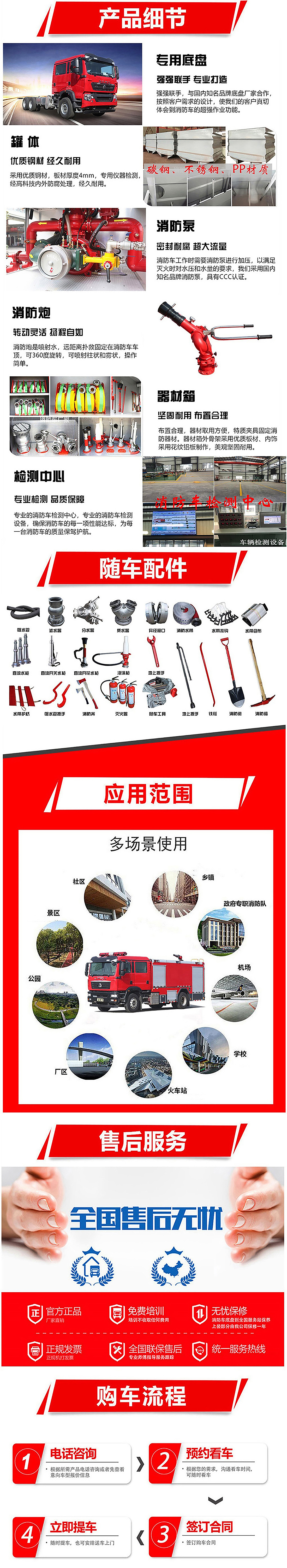重汽豪沃12噸水罐消防車